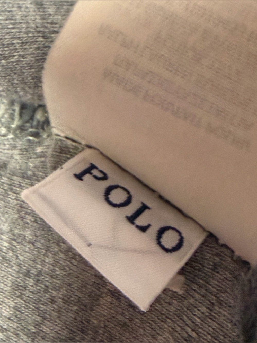 Polo Ralph Lauren Zip Sweatshirt Mens Medium Gray Mock Neck Logo Jacket Casual - Picture 11 of 13
